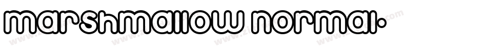 Marshmallow Normal字体转换